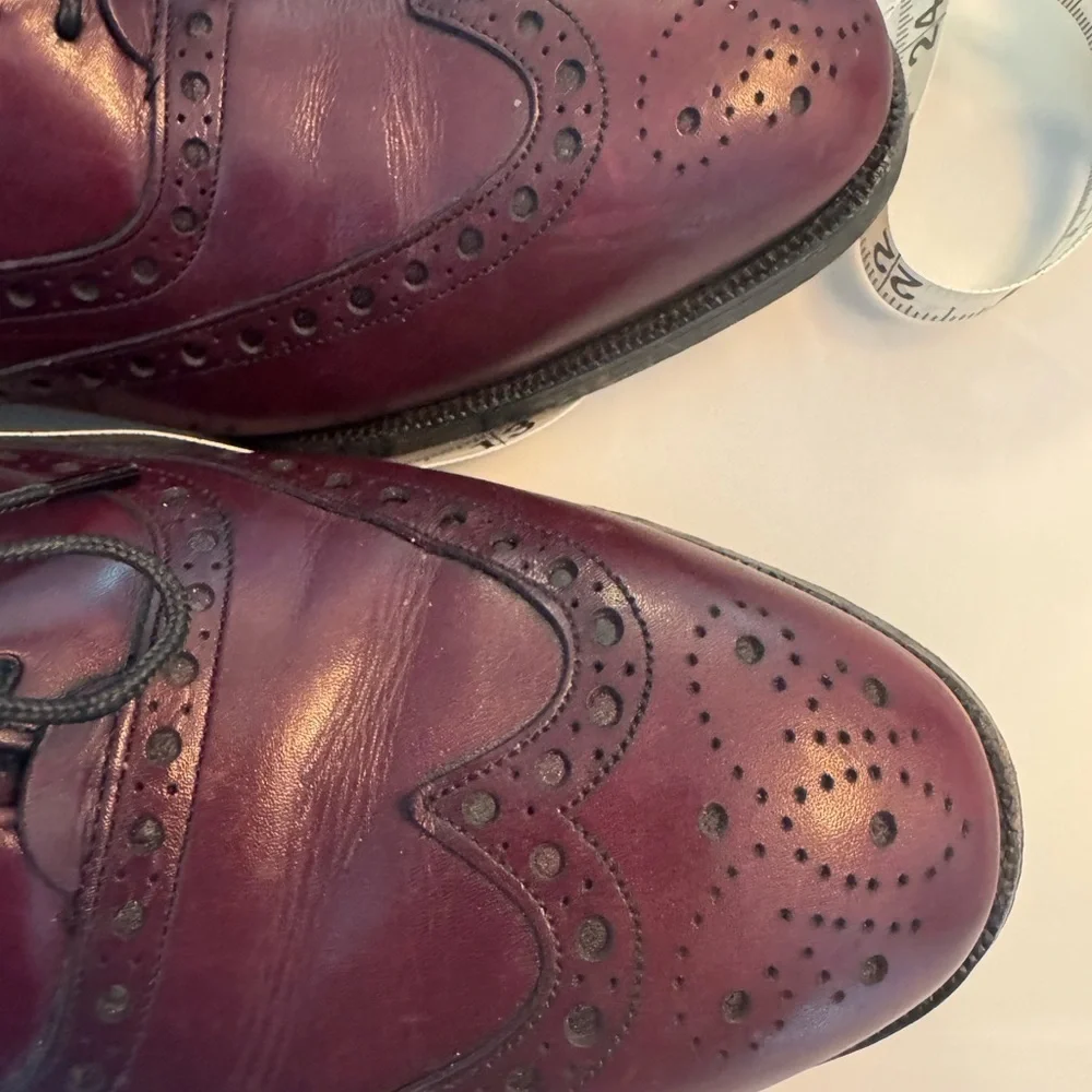 Johnston & Murphy Burgundy Aristocraft Shoes US 9.5